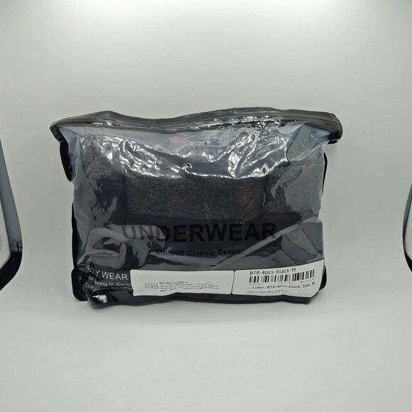 Men's Pack Comfort Flex Boxer Briefs Fit Ultra Soft Cotton Stretch 4pc Size M - Picture 1 of 4